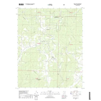 2020 Map of Mount Judea, 2020 Print