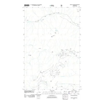 2011 Map of Mount Jupiter, 2011 Print