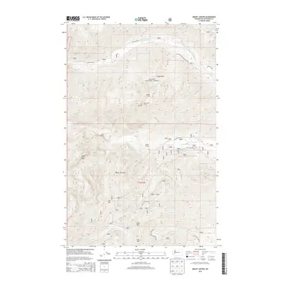 2014 Map of Mount Jupiter, 2014 Print