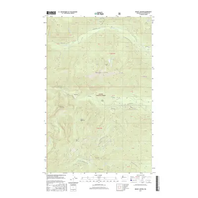 2017 Map of Mount Jupiter, 2017 Print