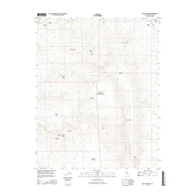2015 Map of Mount Kaweah, 2015 Print