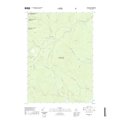 2021 Map of Mount Kineo, 2021 Print