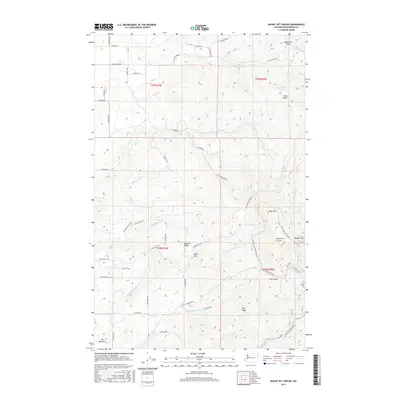 2017 Map of Mount Kit Carson, 2017 Print