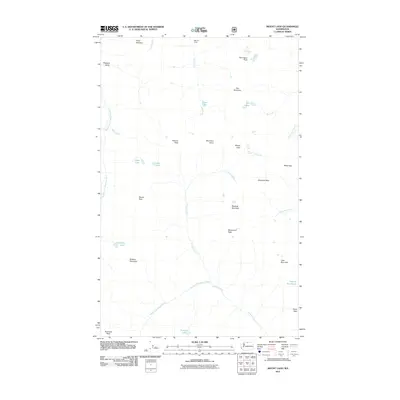 2011 Map of Mount Lago, 2011 Print
