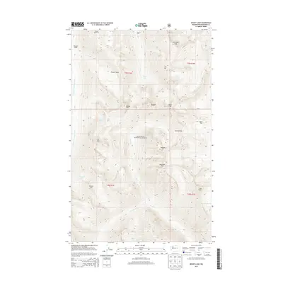 2014 Map of Mount Lago, 2014 Print