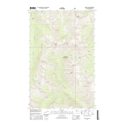 2017 Map of Mount Lago, 2017 Print