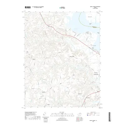 2019 Map of Mount Landing, 2019 Print