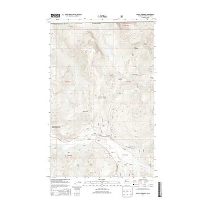 2014 Map of Mount Larrabee, 2014 Print