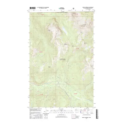 2017 Map of Mount Larrabee, 2017 Print