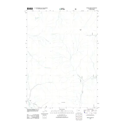 2012 Map of Mount Leidy, 2012 Print