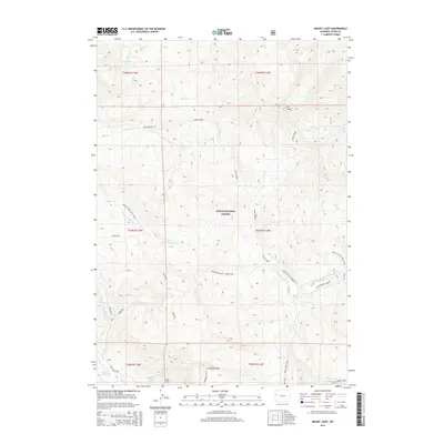 2015 Map of Mount Leidy, 2015 Print