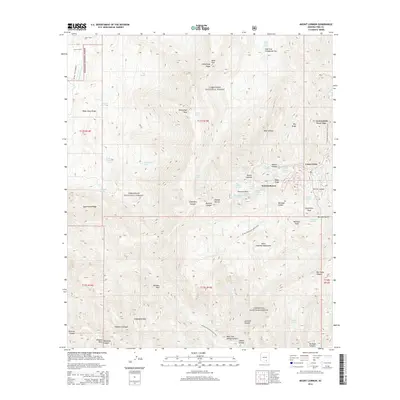 2014 Map of Mount Lemmon, 2014 Print
