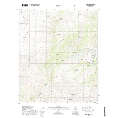 2018 Map of Mount Lemmon, 2018 Print