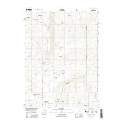 2014 Map of Mount Lena, 2014 Print