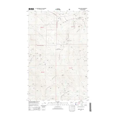 2014 Map of Mount Leona, 2014 Print