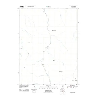 2012 Map of Mount Lewis, 2012 Print