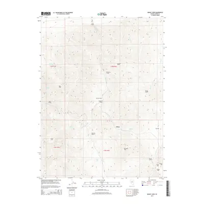 2014 Map of Mount Lewis, 2014 Print