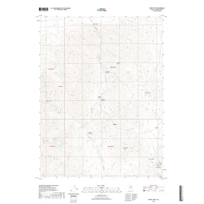 2018 Map of Mount Lewis, 2018 Print