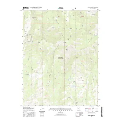 2017 Map of Mount Linnaeus, 2017 Print