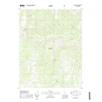 2020 Map of Mount Linnaeus, 2020 Print