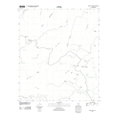2010 Map of Mount Locke, 2010 Print