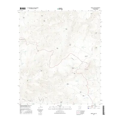 2016 Map of Mount Locke, 2016 Print