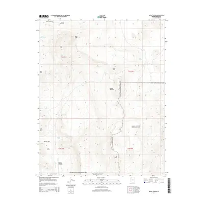 2014 Map of Mount Logan, 2014 Print