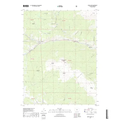2019 Map of Mount Logan, 2019 Print