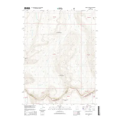 2014 Map of Mount Lovenia, 2014 Print