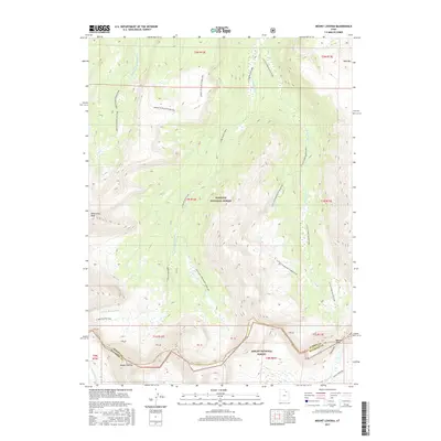 2017 Map of Mount Lovenia, 2017 Print