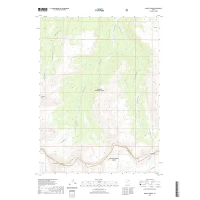2020 Map of Mount Lovenia, 2020 Print