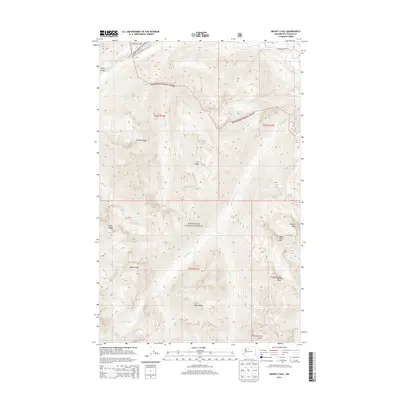 2014 Map of Mount Lyall, 2014 Print