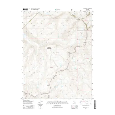 2015 Map of Mount Lyell, 2015 Print