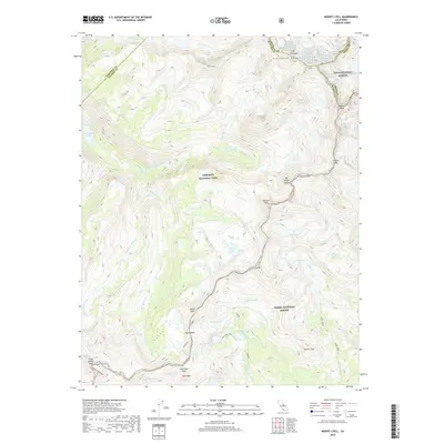 2018 Map of Mount Lyell, 2018 Print
