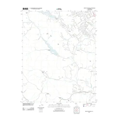 2012 Map of Mount Madonna, 2012 Print