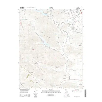 2015 Map of Mount Madonna, 2015 Print