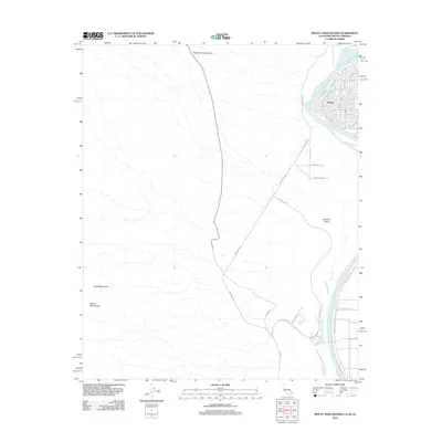 2012 Map of Mount Manchester, 2012 Print