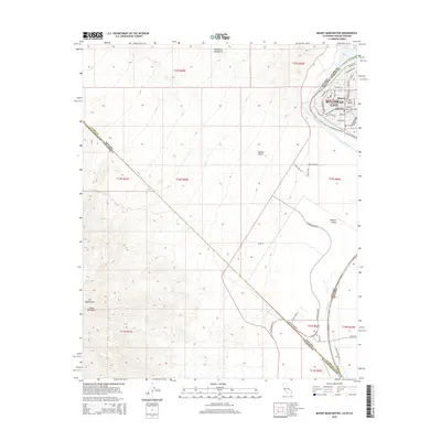2015 Map of Mount Manchester, 2015 Print
