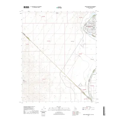 2018 Map of Mount Manchester, 2018 Print