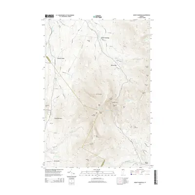 2015 Map of Mount Mansfield, 2015 Print