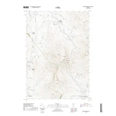 2018 Map of Mount Mansfield, 2018 Print