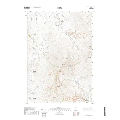 2021 Map of Mount Mansfield, 2021 Print