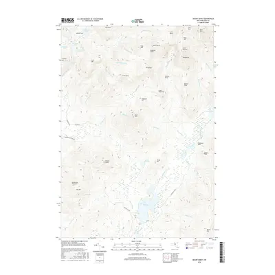 2016 Map of Mount Marcy, 2016 Print