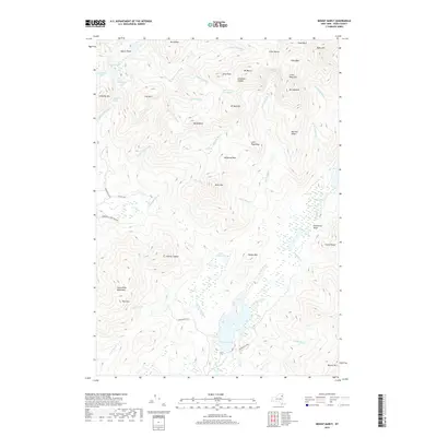 2019 Map of Mount Marcy, 2019 Print