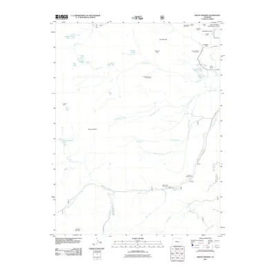 2011 Map of Mount Massive, 2011 Print