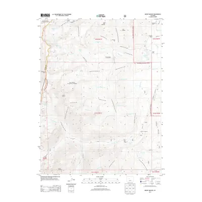 2013 Map of Mount Massive, 2013 Print
