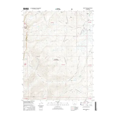 2016 Map of Mount Massive, 2016 Print