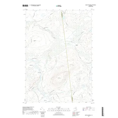 2019 Map of Mount Matumbla, 2019 Print