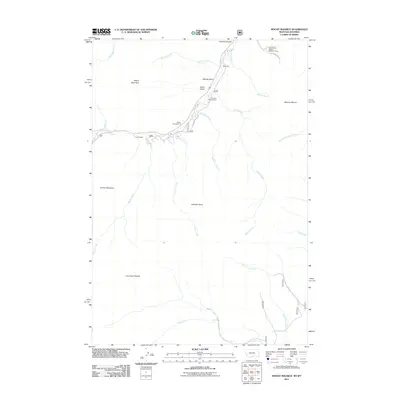 2011 Map of Mount Maurice, 2011 Print
