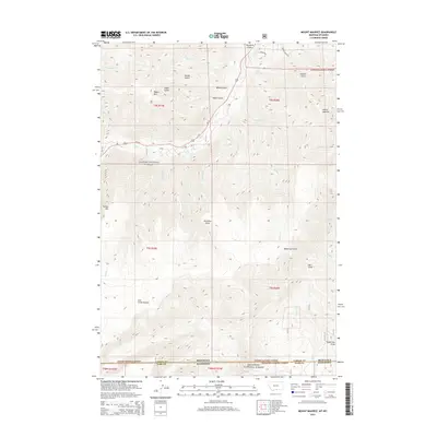 2014 Map of Mount Maurice, 2014 Print